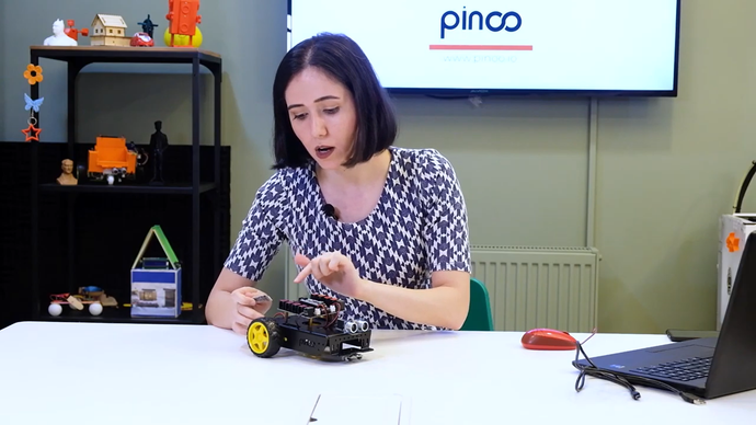 Remote Controlled Robot with PinooBot